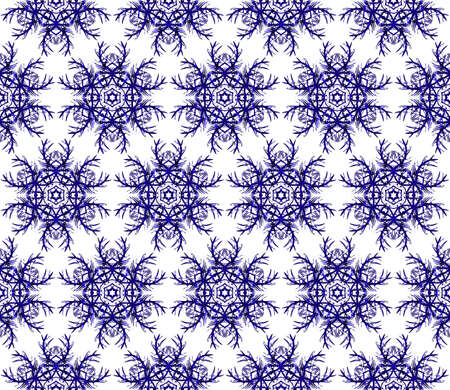 Christmas snowflakes. beautiful Christmas pattern. vector illustration. blue gradient.