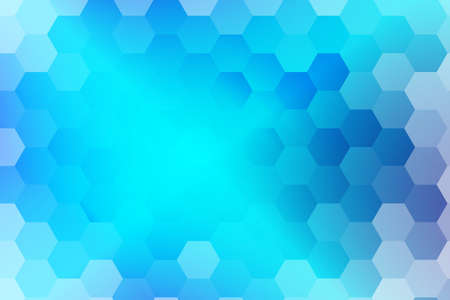 A water blue color polygonal vector illustration, hexagon design for your ideas.