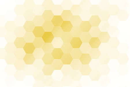 gold color hexagon background. vector. geometric pattern. ideas for your business presentations, printing, design.のイラスト素材