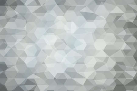 Vector illustration of hexagons on a monochrome background. A series of polygonal backgrounds. geometric pattern with gradient. Ideas for your business presentations, printing and design.のイラスト素材