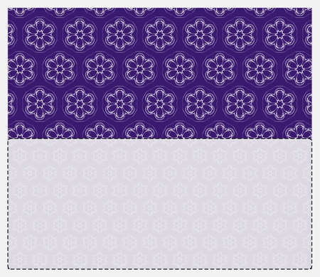 Template for an invitation or greeting card with a floral pattern and place for text. Vector illustration. For Valentine's Day celebrations, wedding, birthday, engagement partyのイラスト素材