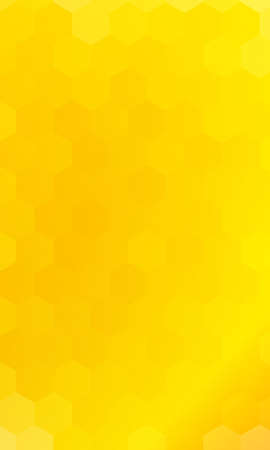 hexagons on a yellow background. geometric banner with gradient.