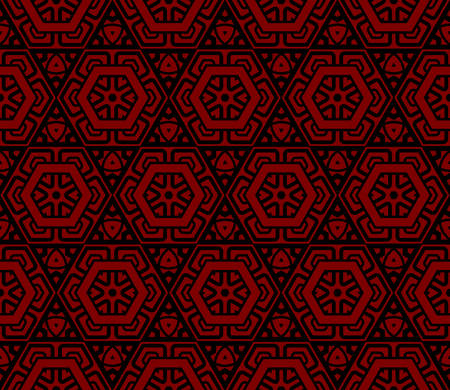 complex geometric ornament. sophisticated geometric pattern based on repetitive simple forms. vector...