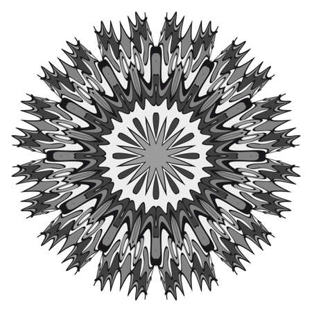 Vector mandala, Floral mandala. Oriental mandala. Vintage decorative elements. Vector illustration. It is super brilliant vector illustrationのイラスト素材