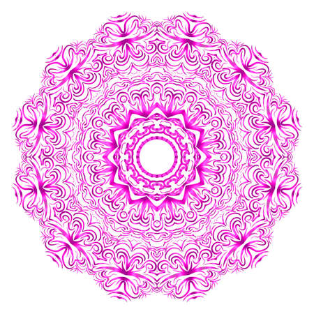 Art deco pattern of floral elements. seamless pattern. Vector illustration. Mandala design for printing, presentation, textile industry.のイラスト素材