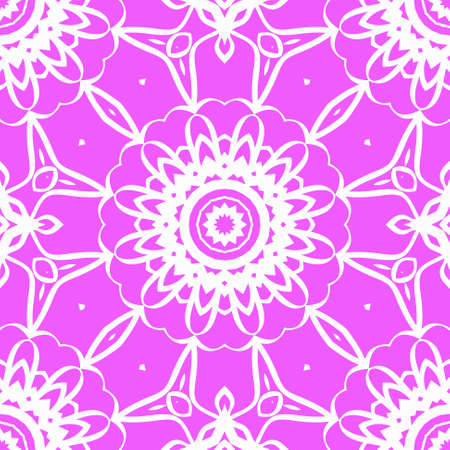 complex geometric ornament. sophisticated geometric pattern based on repetitive simple forms. vector flower illustration.のイラスト素材