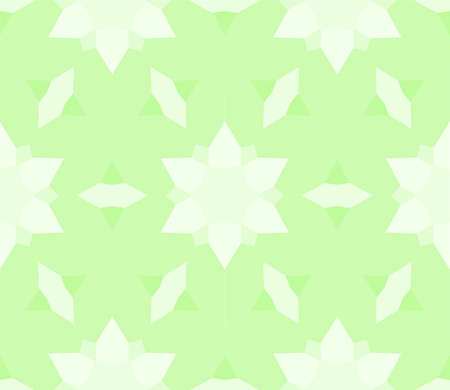 seamless mosaic. stained-glass window. green color. vector illustration. for design, wallpaper,...