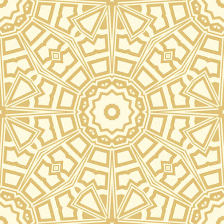 vector illustration. pattern with floral mandala, decorative border. design for print fabric, super oracul bandana.のイラスト素材