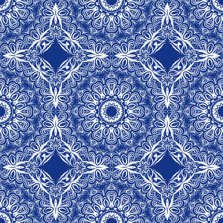 Seamless lace floral background. decorative texture for wallpaper, invitation. Vector color super illustration.のイラスト素材