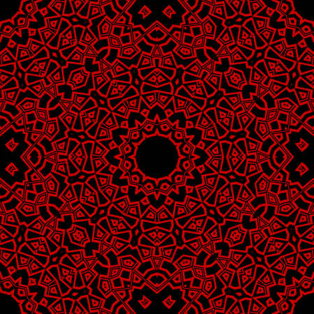 Modern symbol stylish Decorative Cicle Vector Shapes. Floral mandala. Fantastic Vector illustration.のイラスト素材
