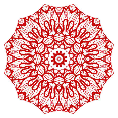 geometric pattern in floral style. Ornament. Vector illustration. For modern interior design, fashion textile print, wallpaperのイラスト素材