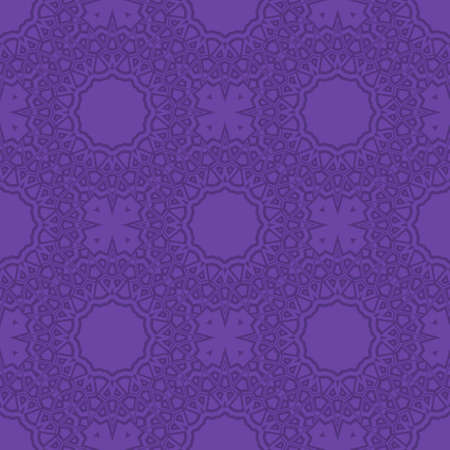 Seamless stylish vector illustration with geometric ornament pattern. Abstract design. For wallpaper, decorative design.のイラスト素材