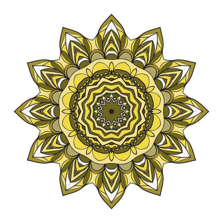 Modern floral vector ornaments. bright colors. Floral vector decoration. Abstractのイラスト素材