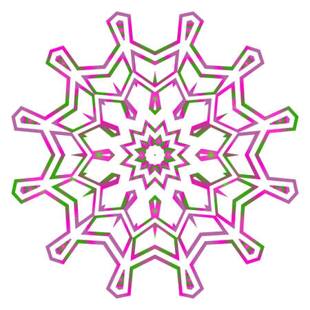 Stylish super geometric background. Seamless vector illustration. Pattern for design, interior, mandala fashionのイラスト素材