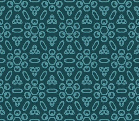 Vector floral Seamless Line Pattern. Geometric Ornament. For the interior design, printing, web and...