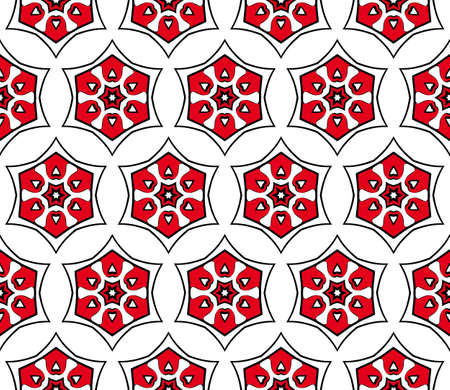 Abstract geometric seamless pattern. geometrical ornament. vector illustration for design...