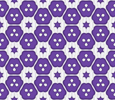 Seamless texture of floral ornament. Vector illustration. For the interior design, printing, web and...