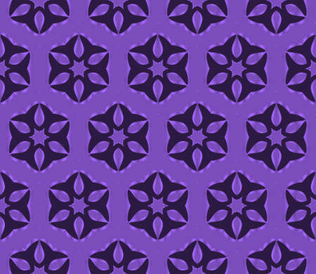 Abstract vector seamless pattern with abstract floral and leave style. Repeating sample figure and line. For modern interiors design, wallpaper, textile industry.のイラスト素材