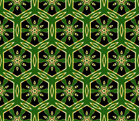 floral ornament. modern geometric pattern. Seamless vector illustration. for interior design,...
