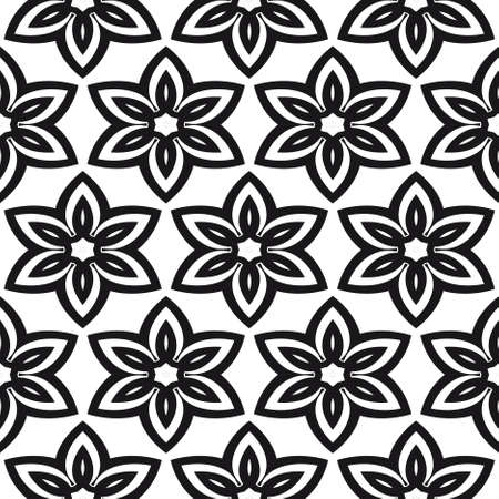 Beautiful seamless geometric ornament Vector illustration. Abstractのイラスト素材