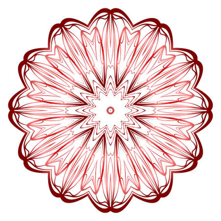 Modern Decorative floral color mandala. Super vector round Shapes. Vector illustrationのイラスト素材
