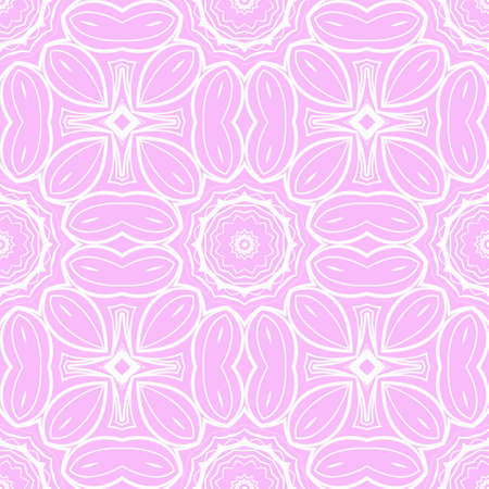 flower vector paper for scrapbook. Stylish fashion design background. Seamless.のイラスト素材