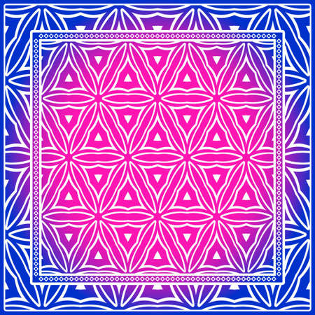 Design of a Geometric Pattern. vector. Repeating sample figure and line. For fashion interiors design, wallpaper, textile industry.のイラスト素材