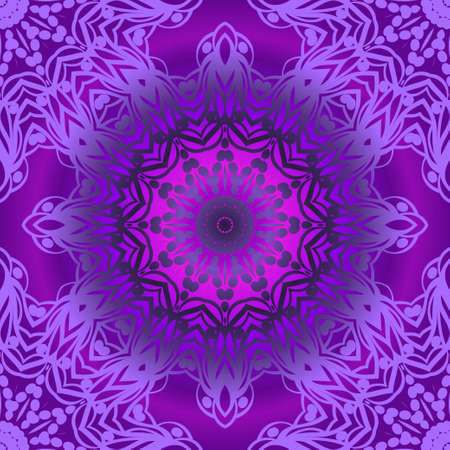 Design for square fashion print. For pocket, shawl, textile, bandanna. Seamless floral pattern....