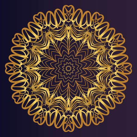 Modern Decorative floral color mandala. Super vector round Shapes. Vector illustrationのイラスト素材