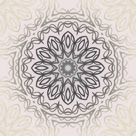 Seamless Geometrical floral texture. Vector illustration. For design, wallpaper, fashion, printのイラスト素材