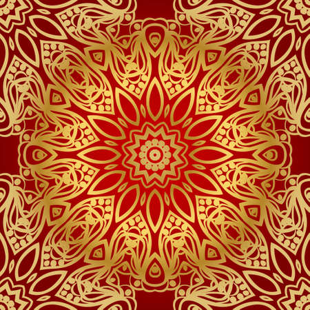 modern stylish geometry seamless pattern art deco background. Luxury texture for wallpaper, invitation. Vector illustration and handmade symbolのイラスト素材
