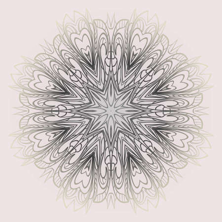 Mandala pattern. Traditional indian mandala. Orient tribal circle sign illustration. Vector illustrationのイラスト素材