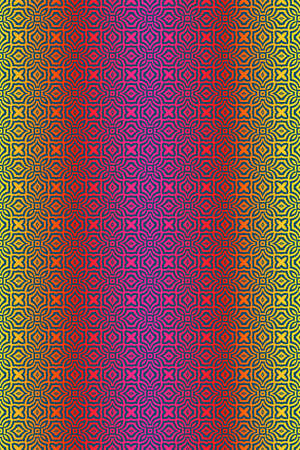 Abstract geometric pattern paper for scrapbook. Vector illustration.のイラスト素材