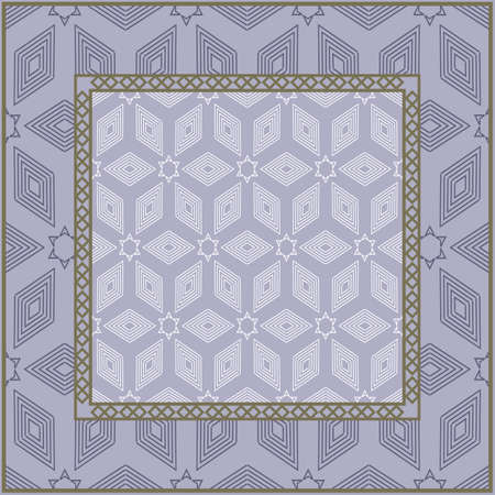 Geometric . Vector illustration. design for printing, presentation, textile industry.のイラスト素材