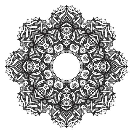 Decorative circle frame design . For mobile website, posters, online shopping, promotional materialのイラスト素材