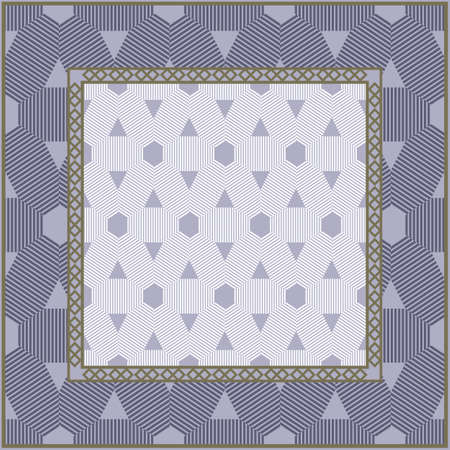 Geometric Pattern. Vector illustration. design for wallpaper, flyer, book, brochure. Steel.のイラスト素材