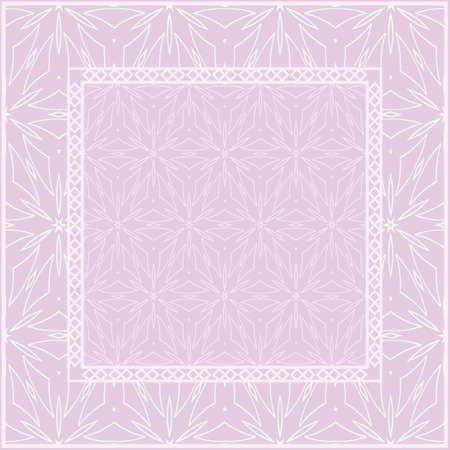 Floral Geometric Pattern for Fashion Design. Creative Vector Illustration. Color.のイラスト素材