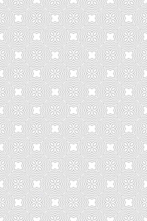 Beautiful seamless geometric ornament Vector illustration. Abstract. paper for scrapbook.のイラスト素材