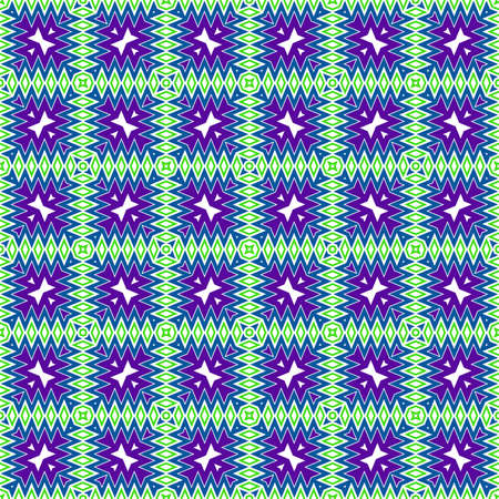 Modern Decorative seamless Abstract geometric pattern. Vector colored illustration. paper for scrapbookのイラスト素材