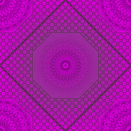 Seamless modern pattern. Art-deco Geometric background. Graphic design. Vector illustrationのイラスト素材