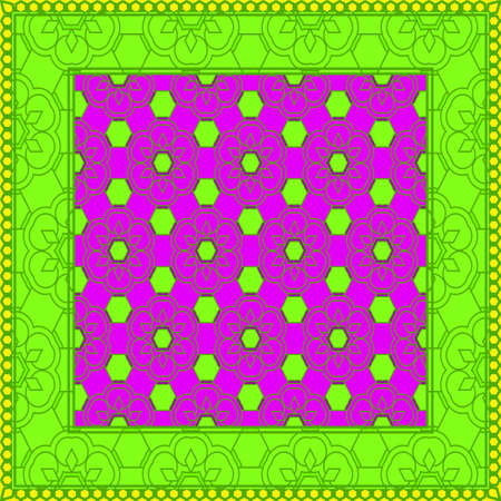 Bright and Colorful Backgrounds or Digital Papers. Backdrop. Vector illustration. For design, wallpaper, fashion, print. Pattern with abstract geometric style.のイラスト素材