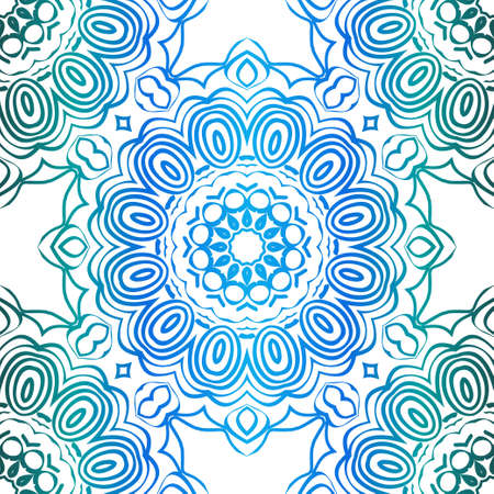 Abstract vector seamless pattern with abstract floral and leave style. Repeating sample figure and line. For modern interiors design, wallpaper, textile industryのイラスト素材