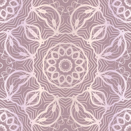 Design For Square Fashion Print. For Textile, fabric printa. Seamless Floral Pattern. Vector Illustrationのイラスト素材