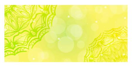 Cards or Invitations set with mandala ornament. Vector illustration. For wedding, bridal, Valentine's day, greeting card invitation.のイラスト素材