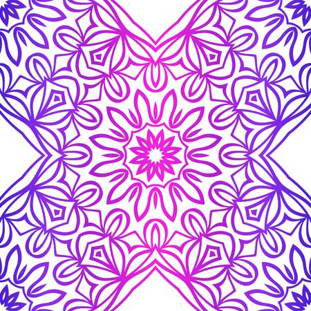 Seamless Geometrical linear texture. Original geometrical puzzle. Backdrop. Vector illustration. For design, wallpaper, fashion, printのイラスト素材