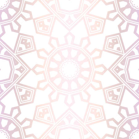 Beautiful seamless flower ornament Vector illustration. Abstractのイラスト素材