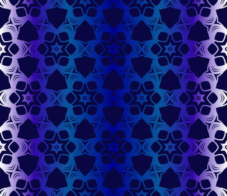 Dark blue Pattern Of Geometric Style. Seamless. Vector Illustration. Design For Printing, Presentation, Textile Industryのイラスト素材