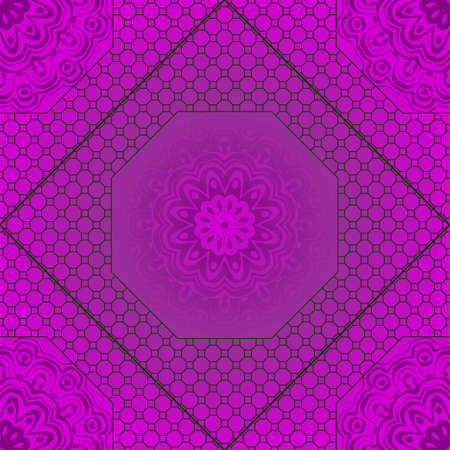 modern stylish geometry seamless pattern art deco background. Luxury texture for wallpaper, invitation. Vector illustration and handmade symbol.のイラスト素材