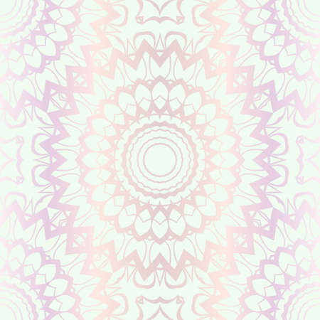 Design For Square Fashion Print. For Textile, fabric printa. Seamless Floral Pattern. Vector Illustrationのイラスト素材