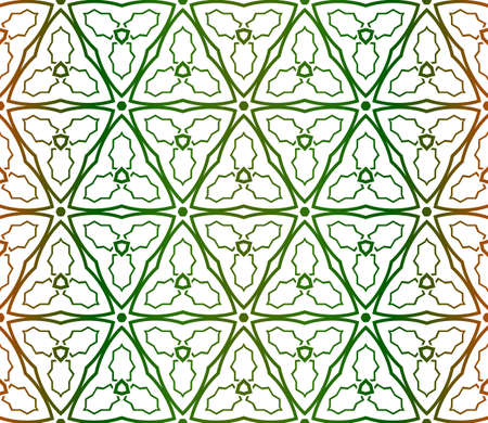 Seamless pattern For Scrapbook. Stylish Fashion Design Background. Vector illustration. Green, brown color.のイラスト素材